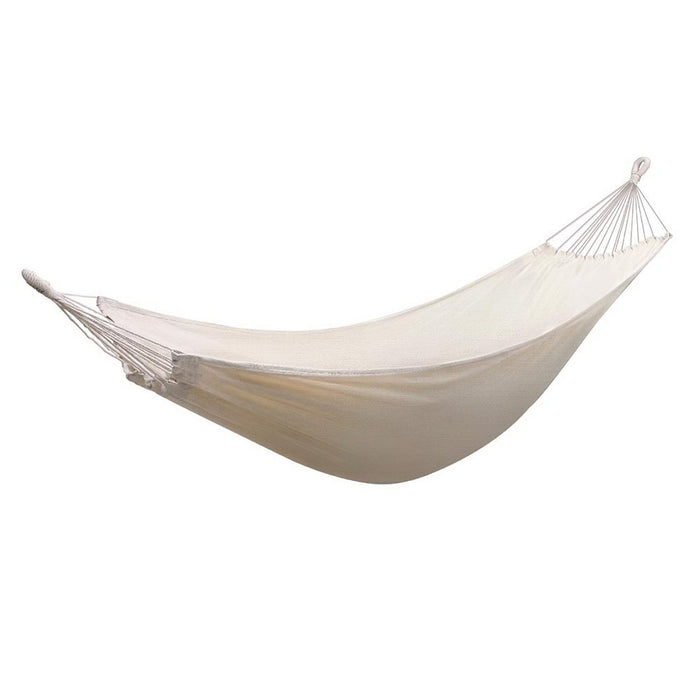 Hammock Bed W/ Travel Bag Outdoor Lounge Chair Cream