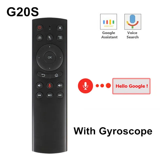 2.4G Voice Remote Control For Android Tv Box - Gyro & Ir Learning