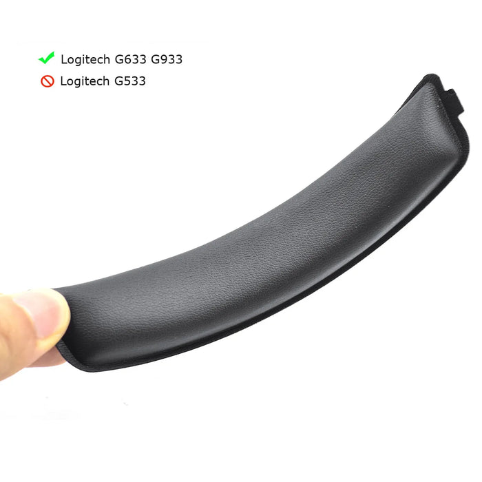 Pair of Replacement Earpads For Logitech G633 G933 Headsets Headband Covers For G633S G933S Cushions Pad For Head Beam