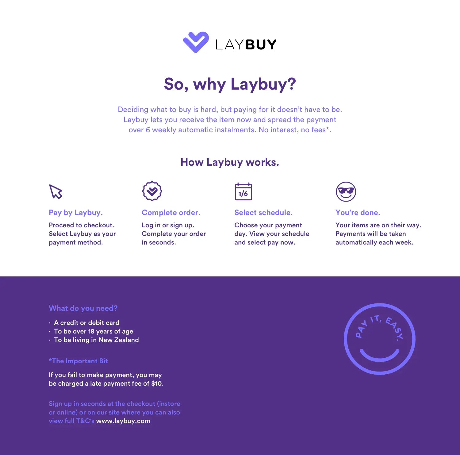 Laybuy - Pay It Easy.