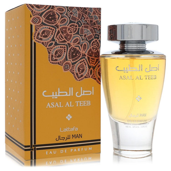 Lattafa Asal Al Teeb Eau De Parfum Spray By Lattafa For Men-100 Ml