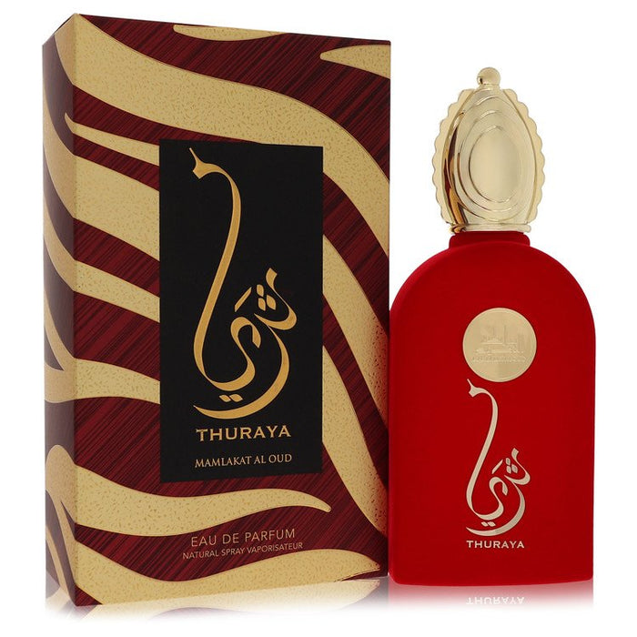 Lattafa Mamlakat Al Oud Thuraya Eau De Parfum Spray By Lattafa For Women-100 Ml