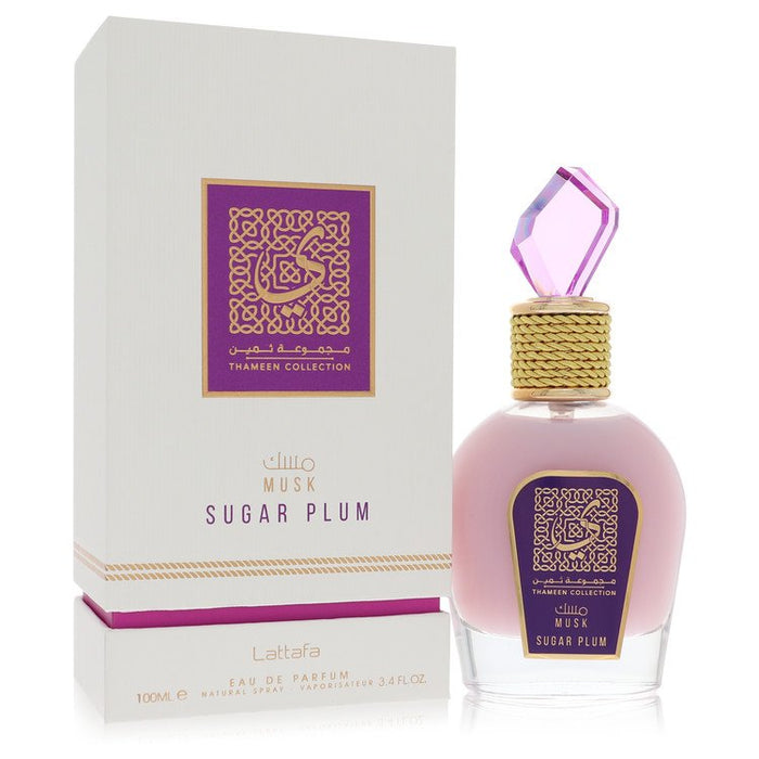 Lattafa Musk Sugar Plum Eau De Parfum Spray By Lattafa For Women-100 Ml