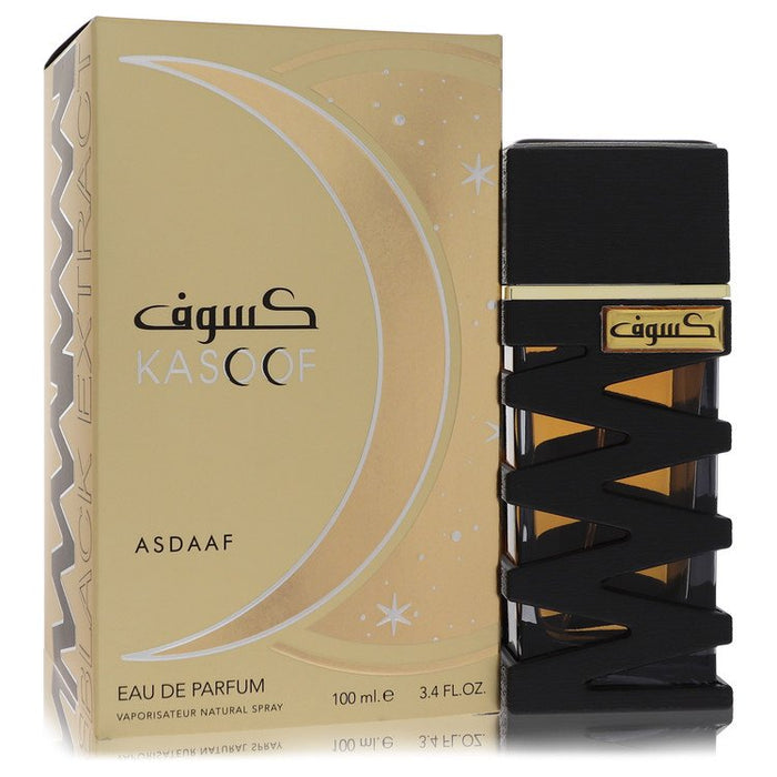 Lattafa Asdaaf Kasoof Black Extract Eau De Parfum Spray By Lattafa For Men-100 Ml