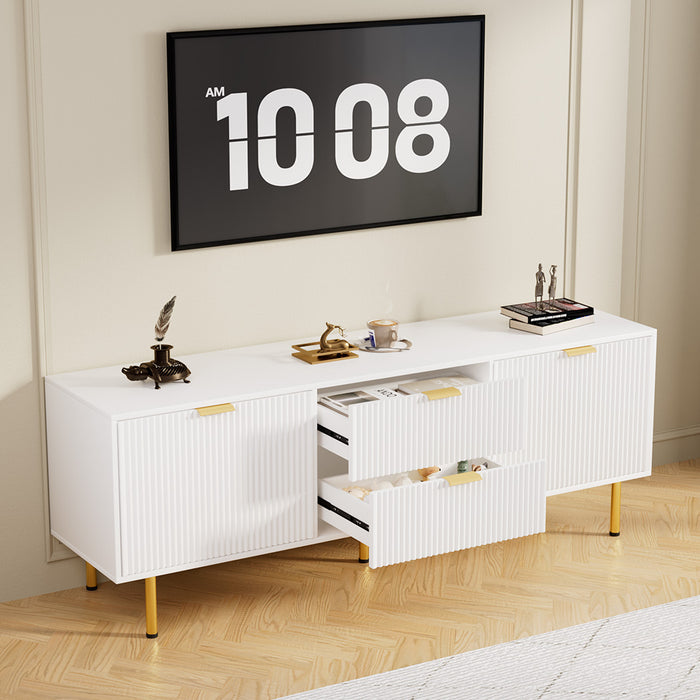 160Cm Entertainment Unit - White