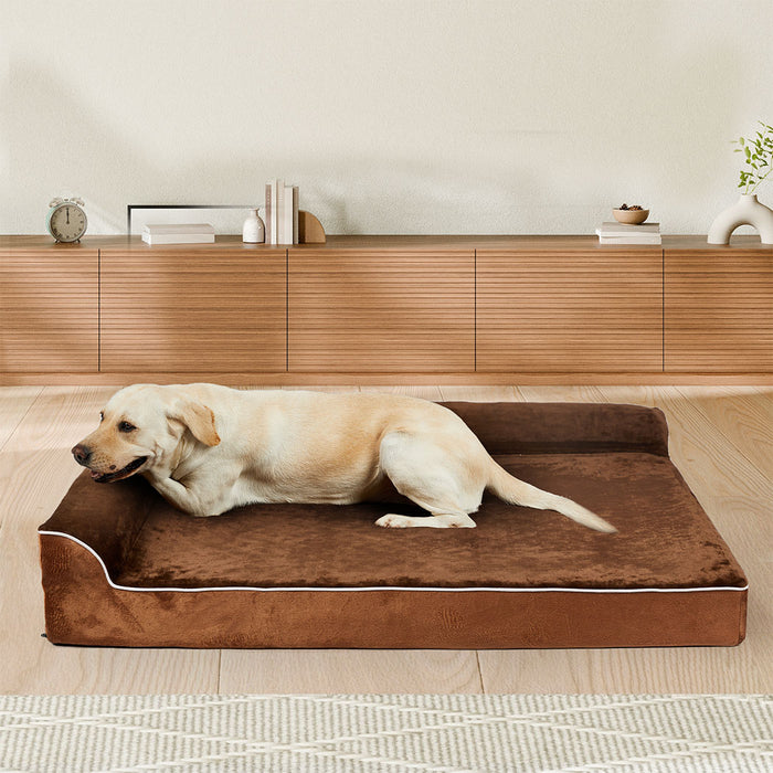 Goslash Picks Orthopedic Dog Bed Xxl Coffee