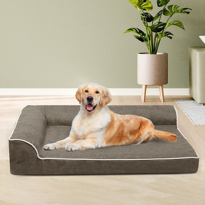 Goslash Picks Orthopedic Dog Bed Xxl Coffee