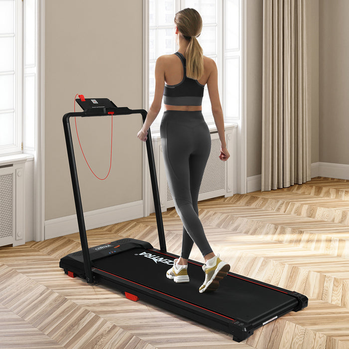 Walking Treadmill - Black Red 113Cm X 57.5Cm X 101.5Cm