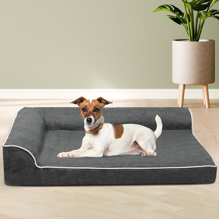 Goslash Picks Orthopedic Dog Bed L Grey