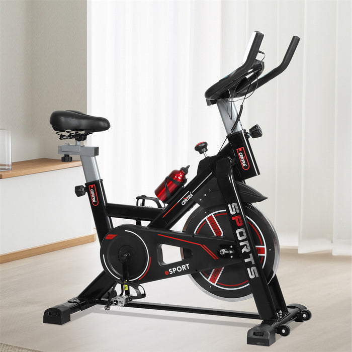 Exercise Cycling Bike Trainer - Black Red