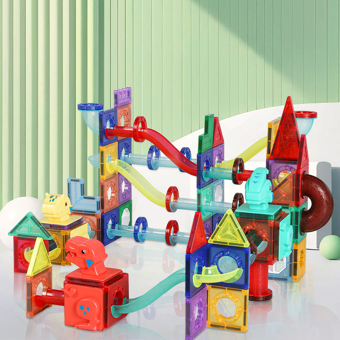 Goslash Picks Kids Magnetic Tiles Blocks Dinosaur