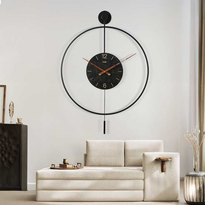 Goslash Picks Wall Clock 50Cm Large Round Modern Home Decoration