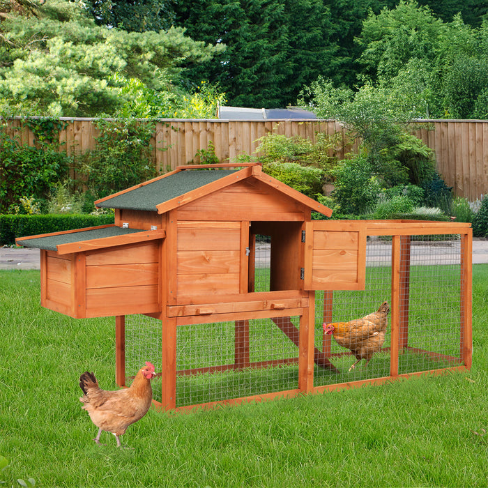 Goslash Picks Rabbit Hutch - Brown 186Cm X 58Cm X 87Cm