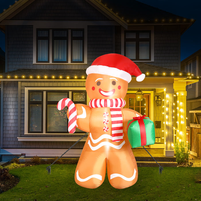 Goslash Picks Christmas Inflatable Outdoor Gingerbread Man 2.5M