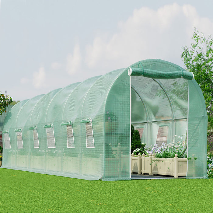 Greenhouse Walk-In Green House Shed 6M