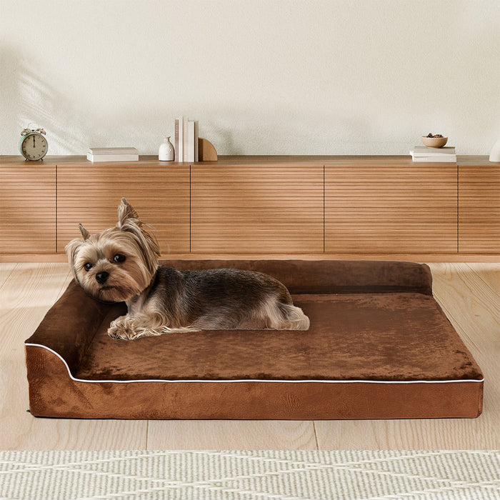 Goslash Picks Orthopedic Dog Bed M Coffee