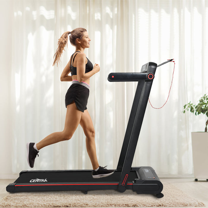 2 In 1 Treadmill - Black Red