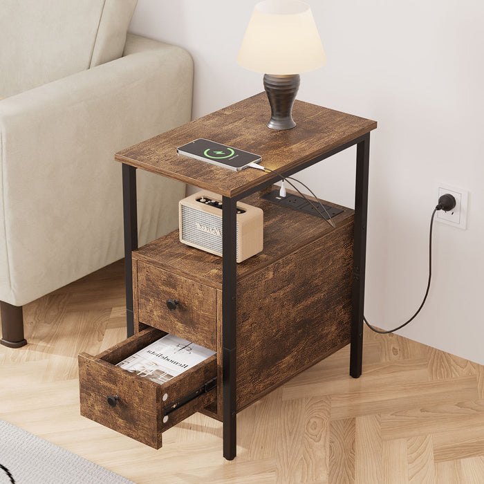 Goslash Picks Side Table Narrow Coffee End Table