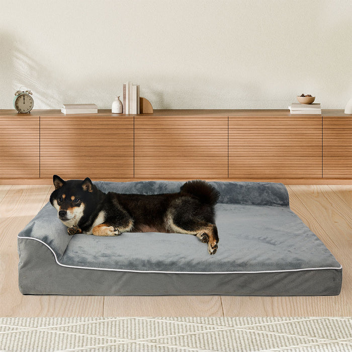 Goslash Picks Orthopedic Dog Bed L Grey