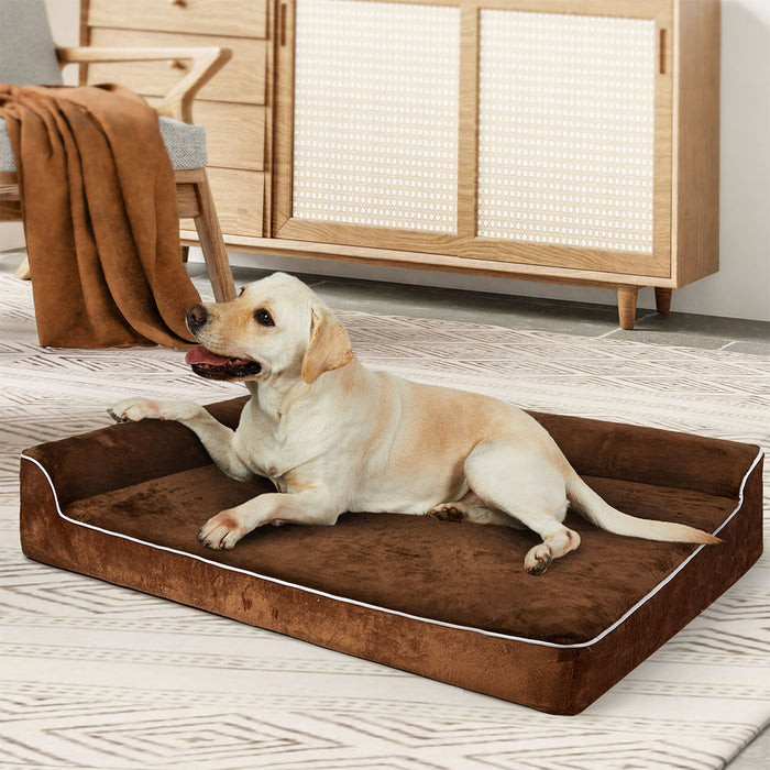 Goslash Picks Orthopedic Dog Bed Xl Coffee