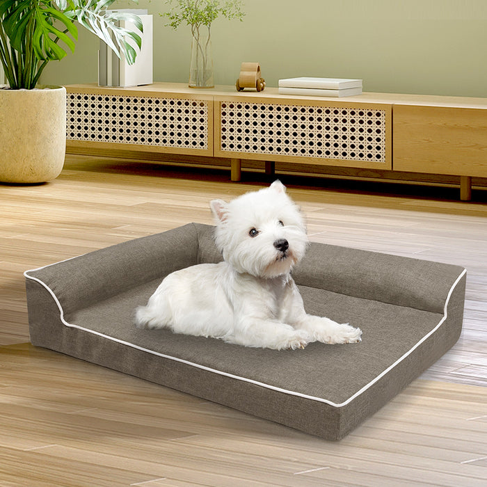 Goslash Picks Orthopedic Dog Bed M Coffee