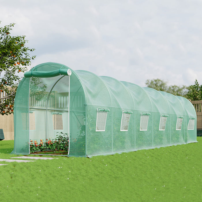 Greenhouse Walk-In Green House Shed 6M