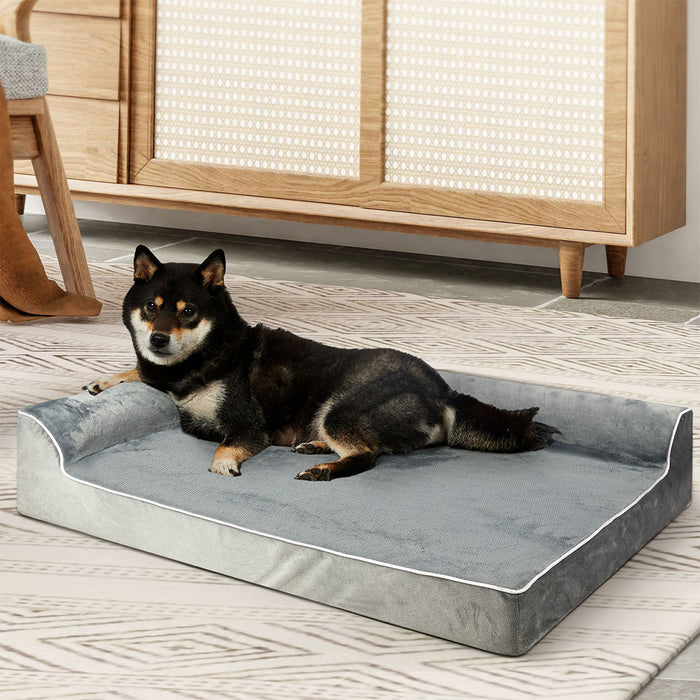 Goslash Picks Orthopedic Dog Bed L Grey