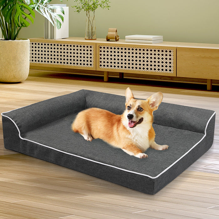 Goslash Picks Orthopedic Dog Bed L Grey