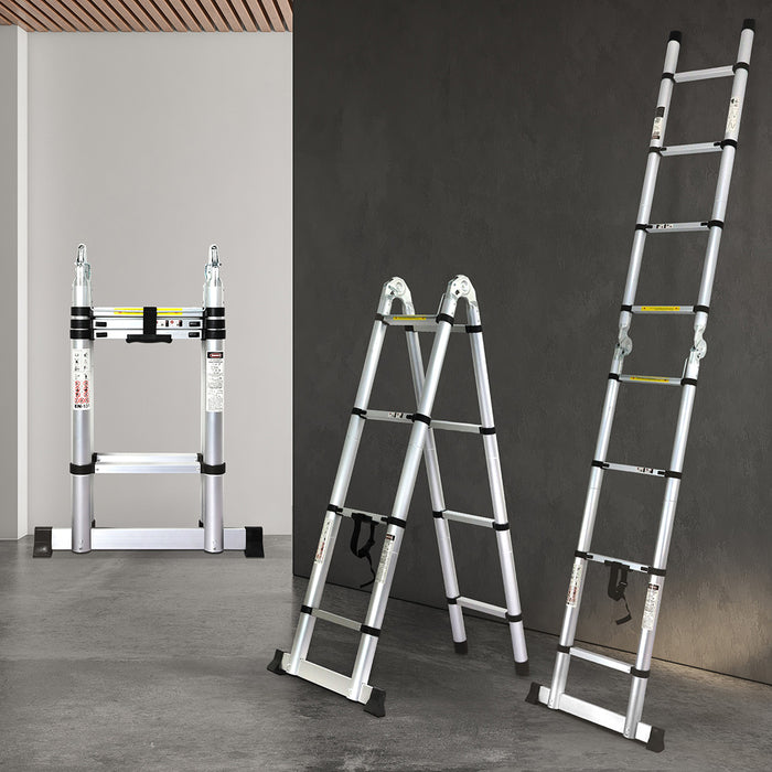 Goslash Picks Folding Multi Purpose Ladder 8 Step