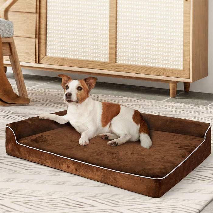 Goslash Picks Orthopedic Dog Bed M Coffee