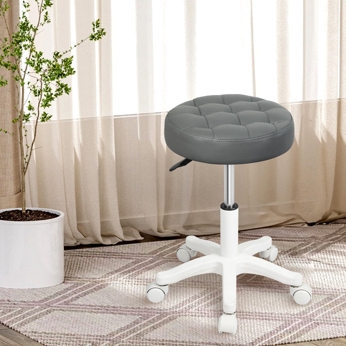 Goslash Picks Rolling Bar Stool - Grey 48Cm X 48Cm X 60Cm