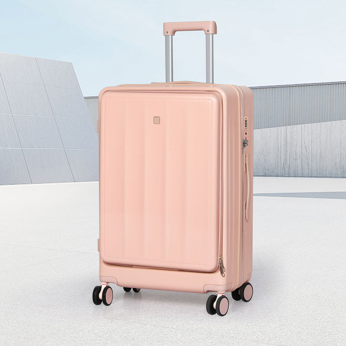 Goslash Picks 20" Luggage Trolley Travel Hard Pink