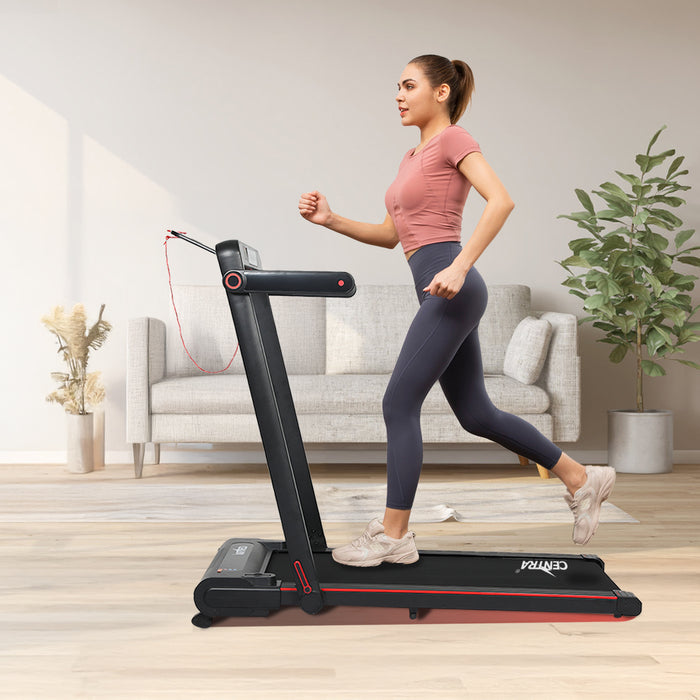 2 In 1 Treadmill - Black Red