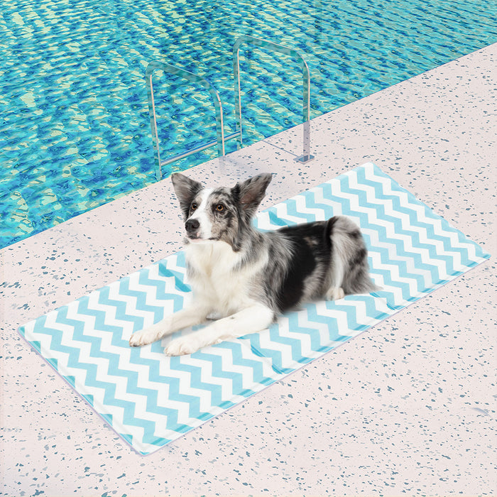 Goslash Picks Pet Cooling Mat L Blue