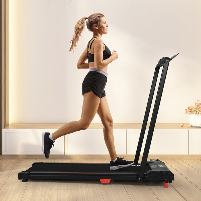 Walking Treadmill - Black Red 113Cm X 57.5Cm X 101.5Cm