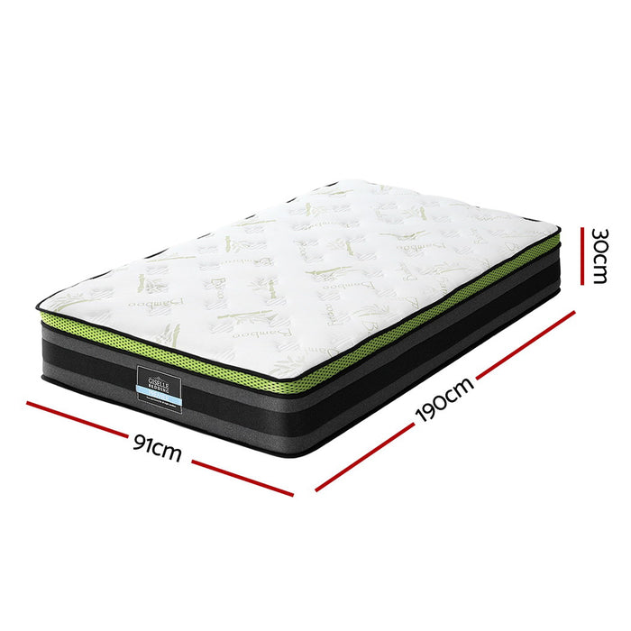 Single Size Mattress Cool Gel Foam 30Cm