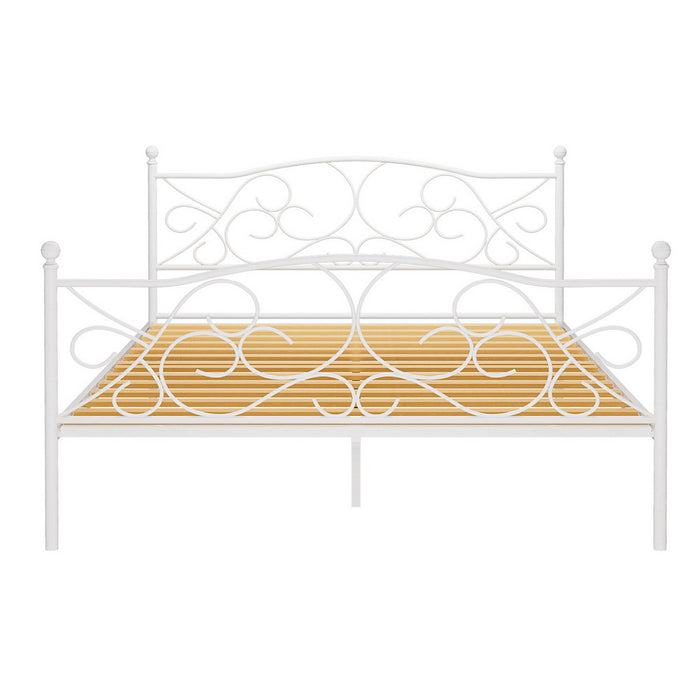Queen Size Metal Bed Frame Groa