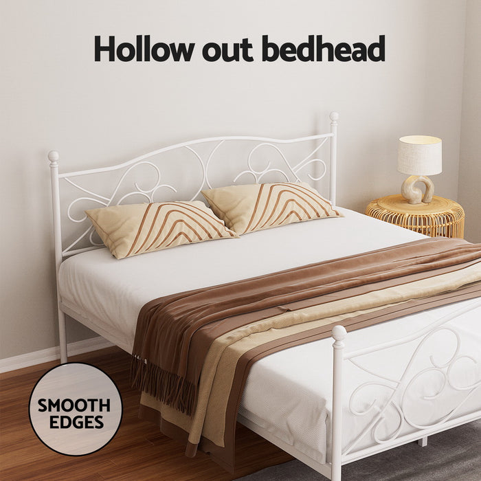 Queen Size Metal Bed Frame Groa