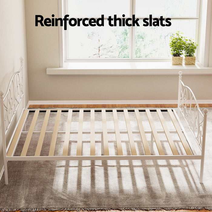 Queen Size Metal Bed Frame Groa