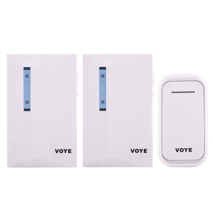 Wireless Smart Music Home Doorbell With Dual Receiver - Remote Control Distance 120M Open Air