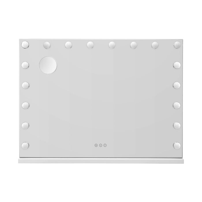 Makeup Mirror 80X58Cm Hollywood Vanity With Led Light Tabletop Wall