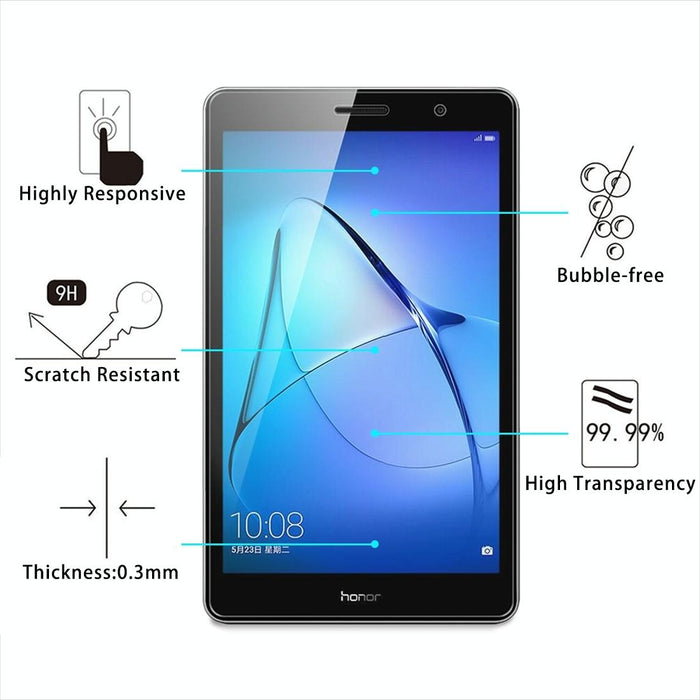 For Huawei Mediapad T3 8.0 Inch 0.3Mm 9H Surface Hardness Full Screen Tempered Glass Screen Protector