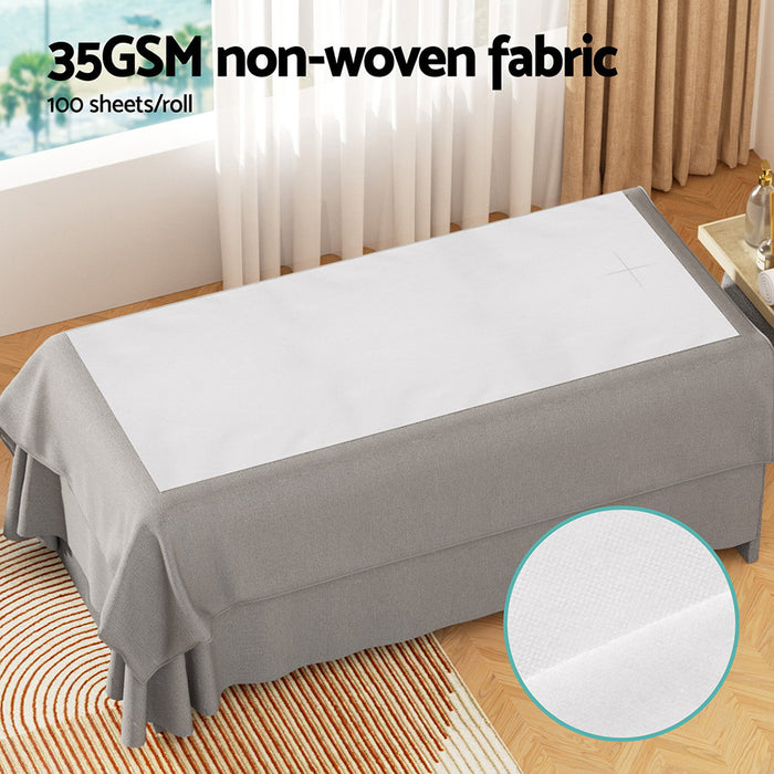 80cm X 180cm Massage Table Cover 2 Rolls 100 Pieces