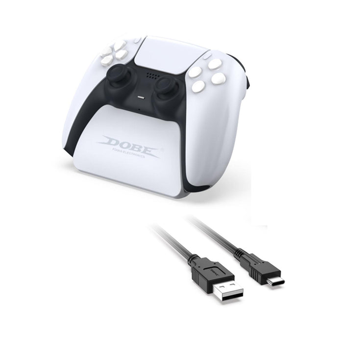 Tp5-0537B Gamepad Controller Holder With Cable For Ps5 White