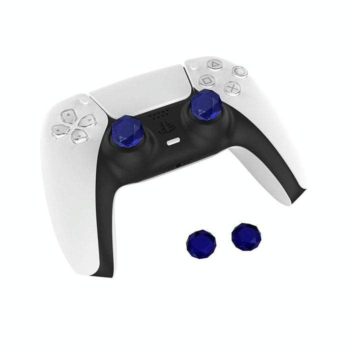 2 Pcs Diamond Texture Games Grip Caps For Ps5