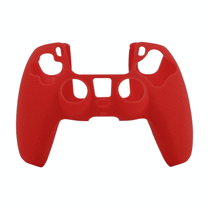 Leather Texture Silicone Protective Case For Ps5