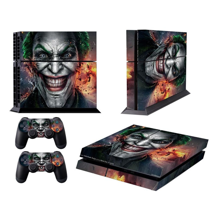 Clown Bucky Pattern Fashion Colour Protective Film Sticker For Sony Ps4