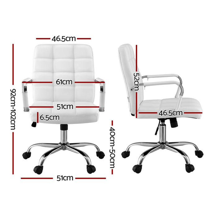 Office Chair Seat Pu Work Computer Desk Chairs