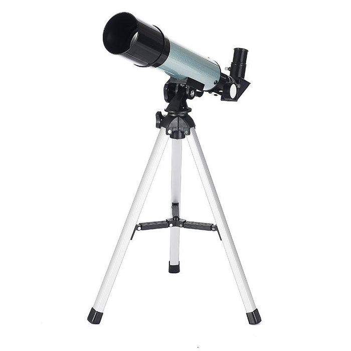 F36050 Portable Professional High Definition High Times Espace Astronomical Telescope Spotting Scope With Aluminum Alloy Tripod Silver