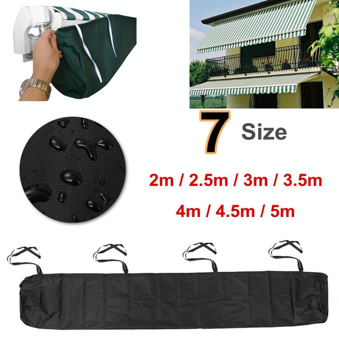 Retractable Roller Blind Awning Waterproof And Dustproof Protective Cover - Length 3M